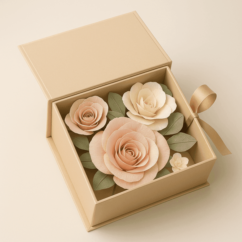 Flower Box de Papel Eterno